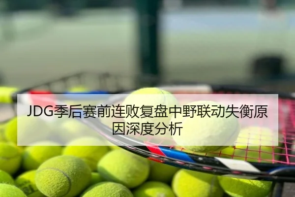 JDG季后赛前连败复盘中野联动失衡原因深度分析